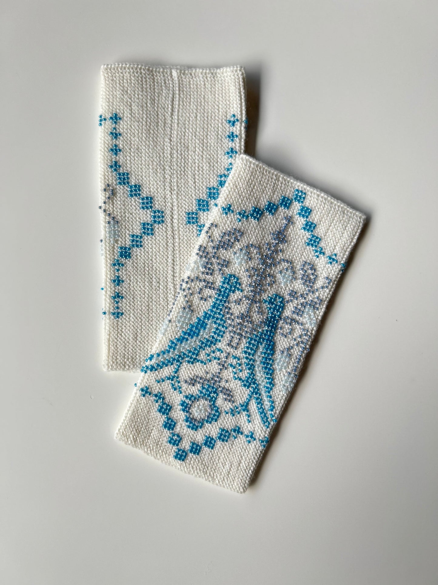N様 Ingrida. 【pair of birds】ロング丈 指穴あり 手首周り18