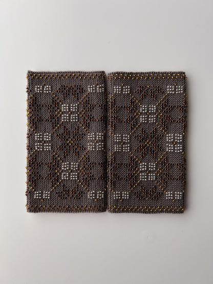 【即納】ヴィーナスガーデン｜モカブラウン｜手編みリストウォーマー