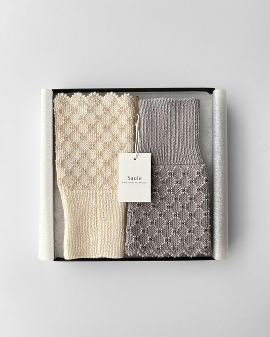 【即納】Étoile Orne｜選べる2色｜手編みリストウォーマー