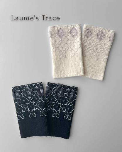 【即納】Laume's Trace｜選べる2色｜選べる素材の手編みリストウォーマー